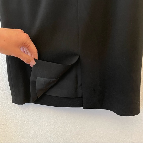 NWOT 💫 Michael Kors Collection Black LBD Sheath Dress | Made in Italy | Size 2 - Picture 7 of 13